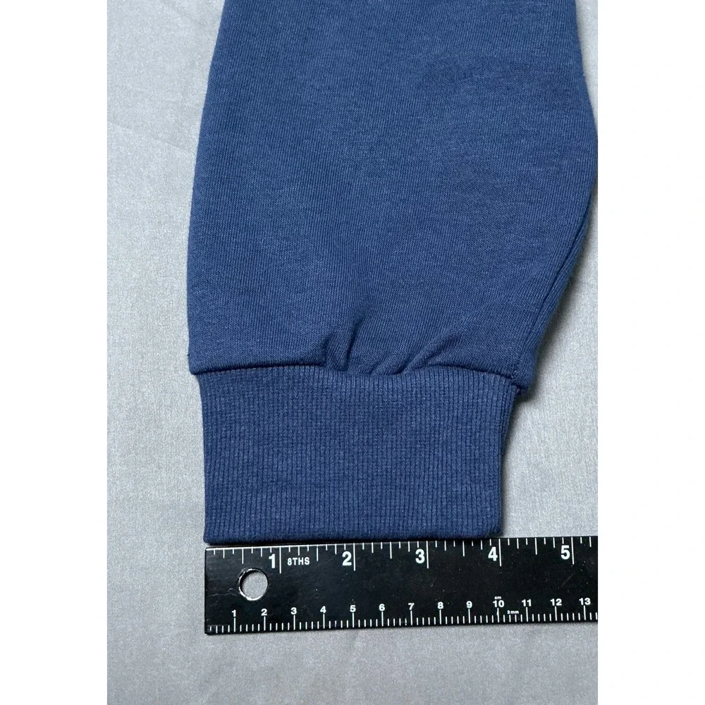Muhammad Ali The Peoples Champ Navy Blue Quarter Zip Sweatshirt Mens Medium